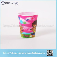3D lenticular customized pp plastic mug cup